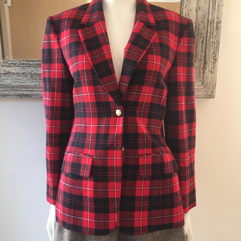 Pendleton Virgin Wool Button Front Coat Size 6 - image 4